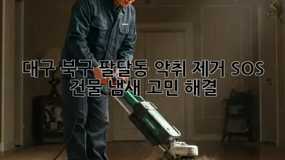 대구 북구 팔달동 악취 제거 SOS! 💨 건물 냄새 고민 해결 #
